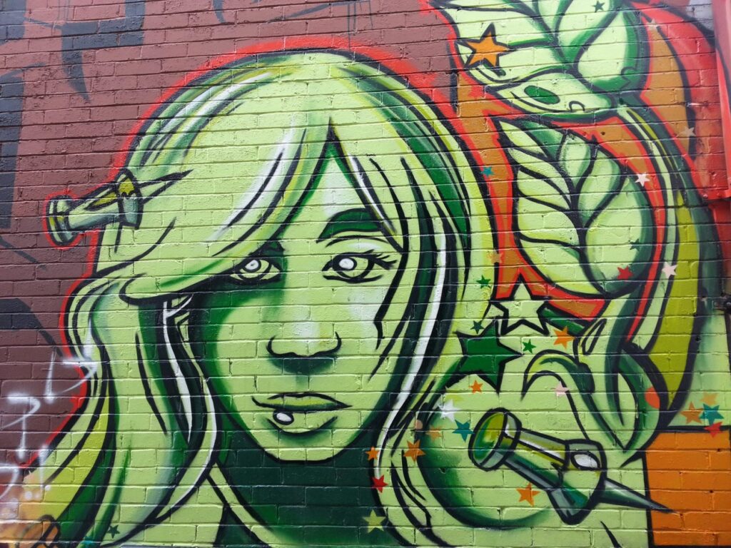 2014 06-19 Calgary Graffiti lady face
