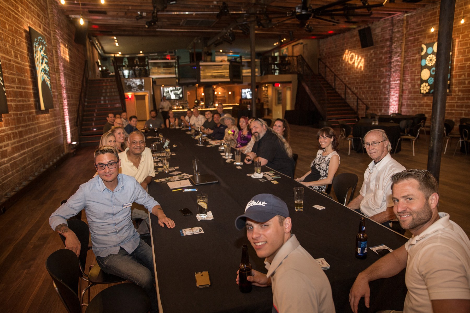 Entrepreneurs make things better for everyone here in DTSP at historic wedding and event venue NOVA 535 for our weekly Entrepreneur Social Club networking meeting and social club.