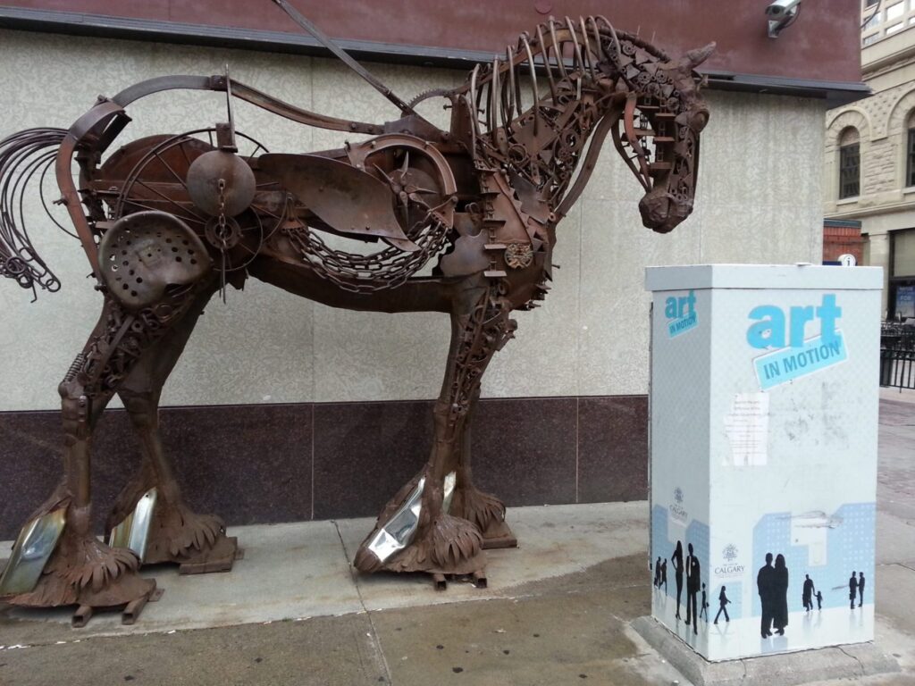 2014 06-15 Iron Horse Art outside Saltlik