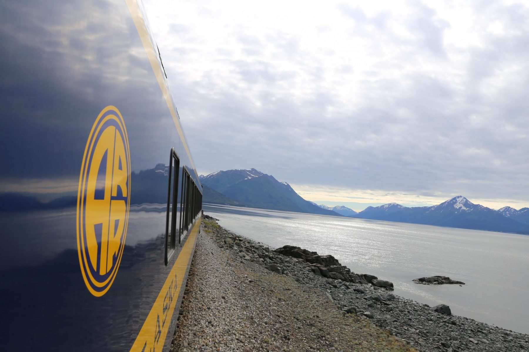 Alaskian Railroad from Anchorage to Whittier