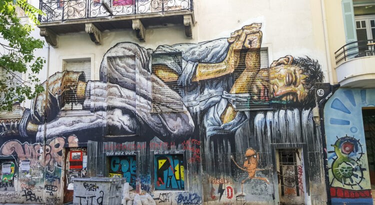 Athens Surprising Street Art Scene with Entrepreneur Social Club world traveler