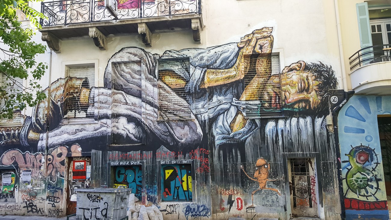 Athens Surprising Street Art Scene with Entrepreneur Social Club world traveler