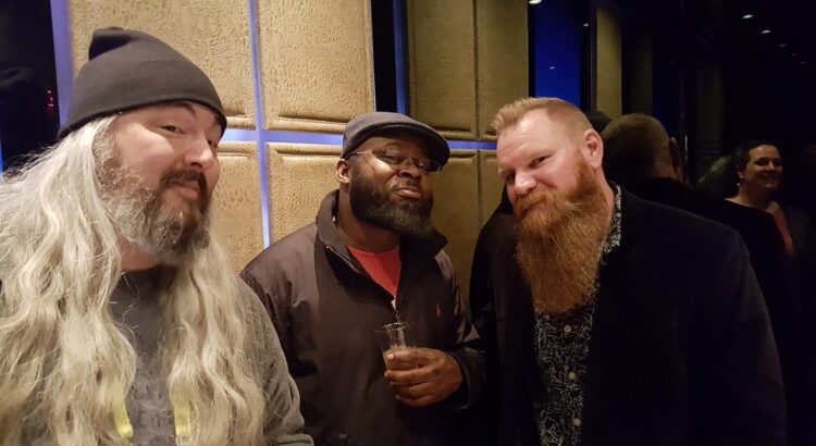 Jzon Livingston being out-bearded in Vegas 2017