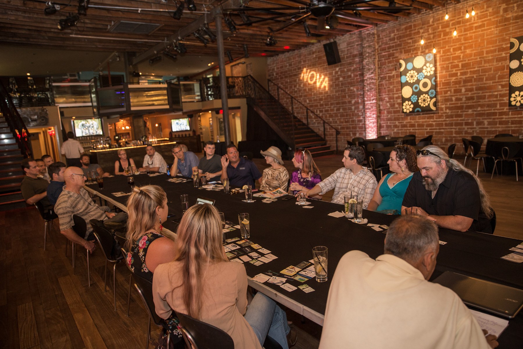 Entrepreneurs make things better for everyone here in DTSP at historic wedding and event venue NOVA 535 for our weekly Entrepreneur Social Club networking meeting and social club.