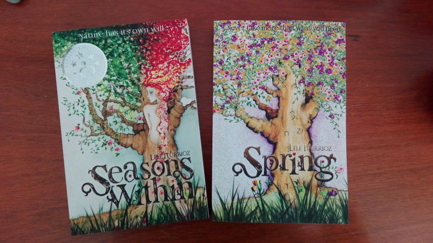 Lele Iturrioz .Author of Seasons Within book covers