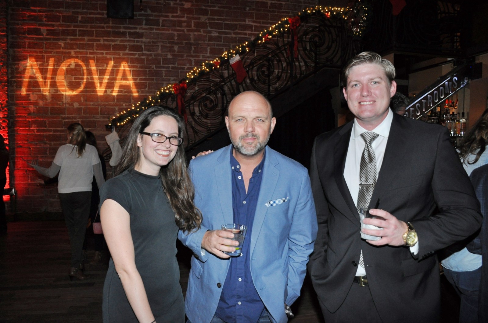 Friends and Family Gather for Nova Noel 10 at historic DTSP venue NOVA 535 for the Entrepreneur Social Club annual Holiday Party Nova Noel in downtown St. Pete
