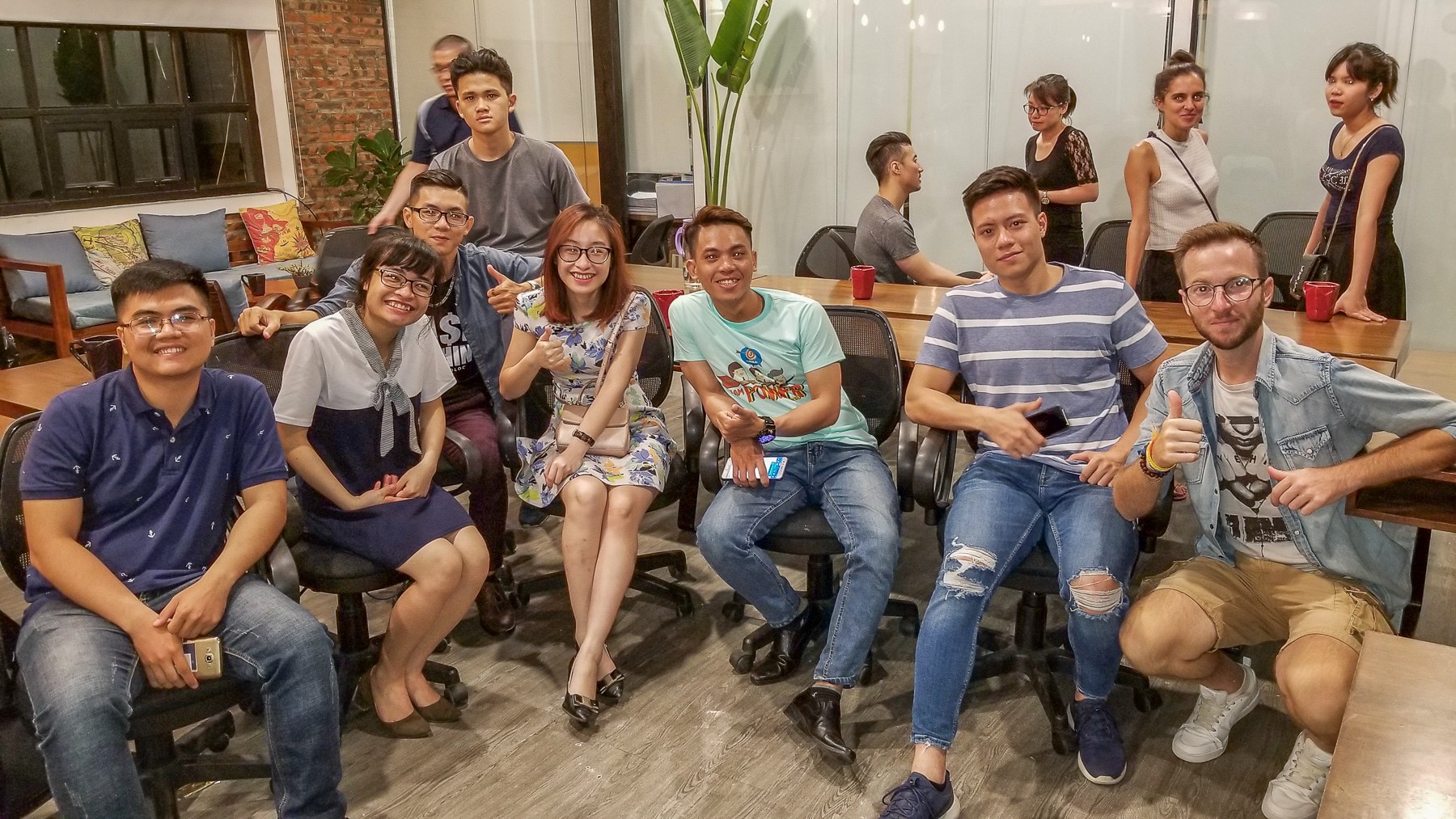 Founder Michael Scott Novilla and his Entrepreneur Social Club returns to Toong Coworking Hanoi Vietnam