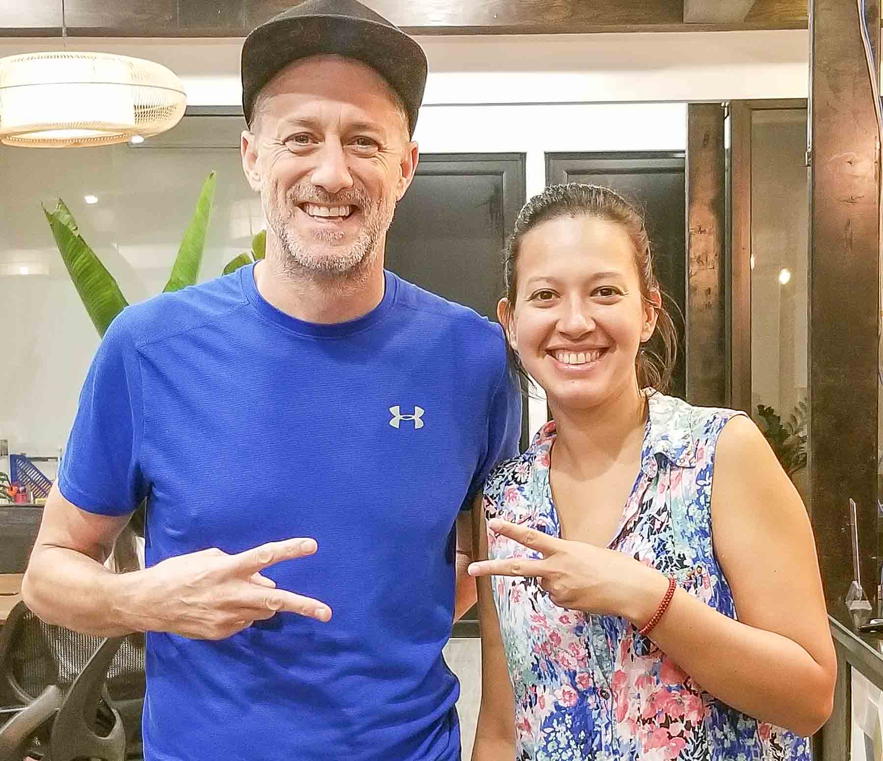 Globetrotting Entrepreneur and ESC Founder Michael Scott Novilla and the Entrepreneur Social Club enjoys Scientists Sushi and Splits in Hanoi Vietnam.