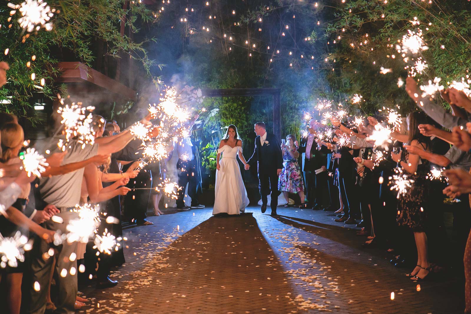 Sparkler Exit through historic downtown St. Pete venue NOVA 535