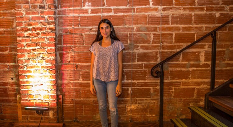 An Insightfuli Maria Garces hosting the Entrepreneur Social Club at historic downtown St. Pete venue NOVA 535