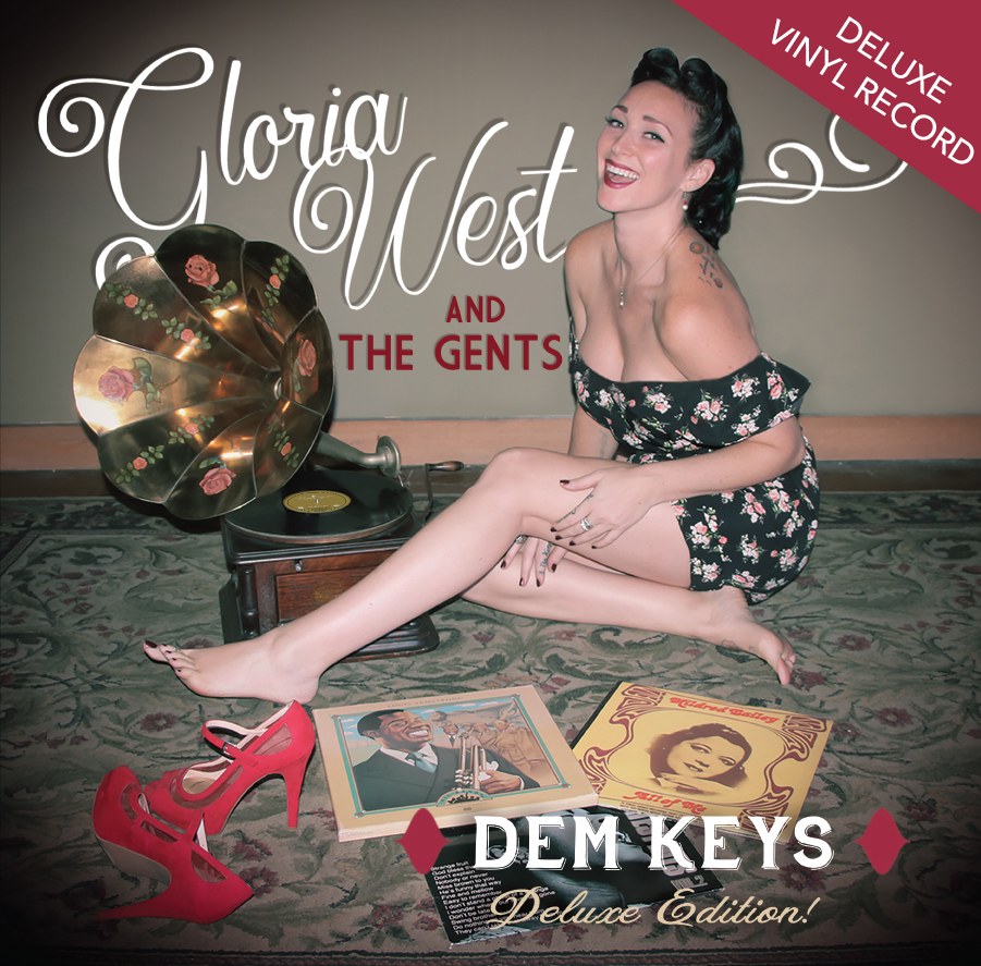 Gloria West and the Gents Red Vinyl LP