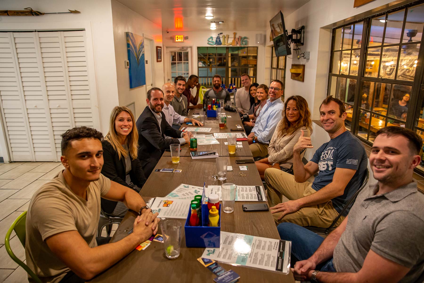 Entrepreneurs Seeking that Big Catch during Entrepreneur Social Club Downtown St. Pete